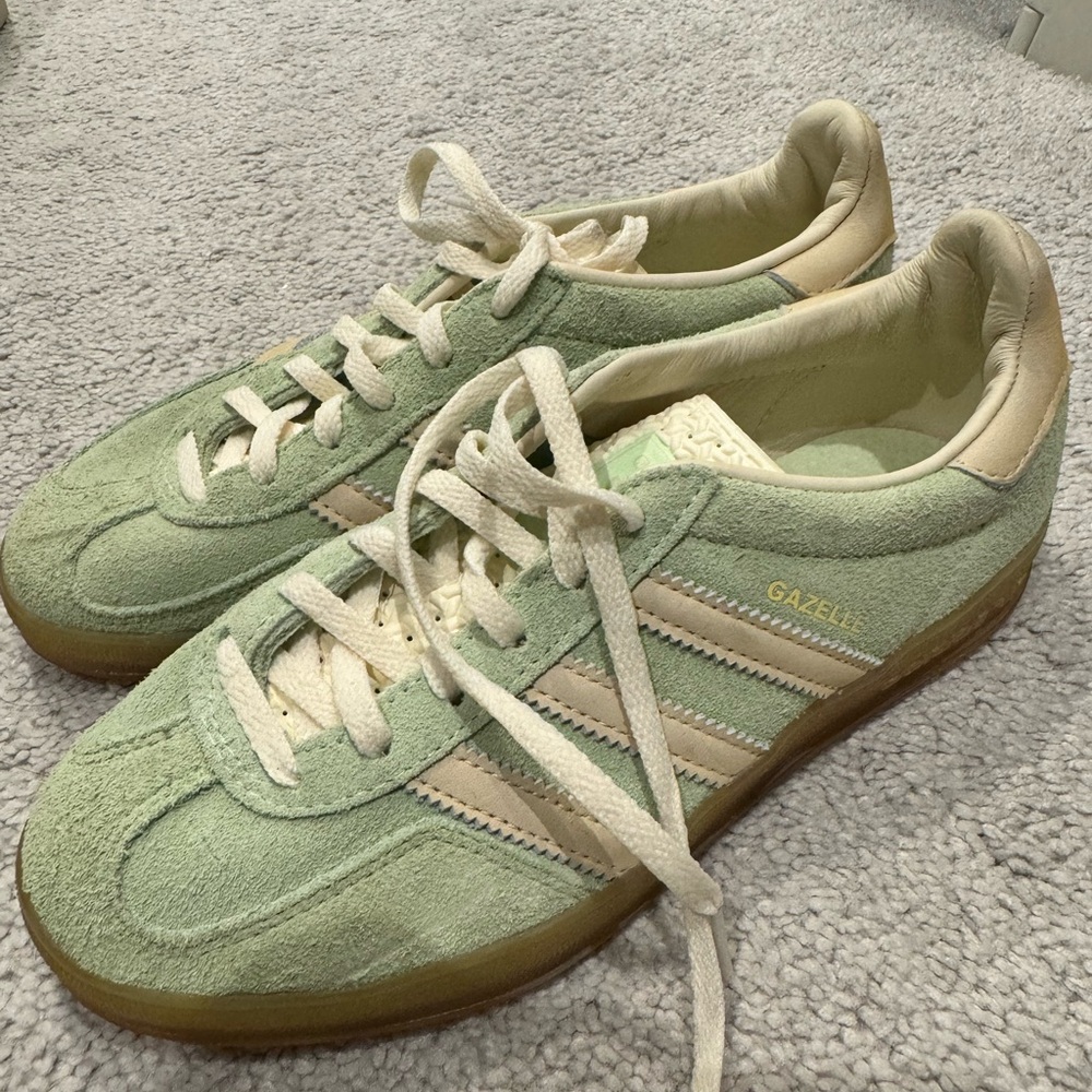 Adidas gazelle semi green spark